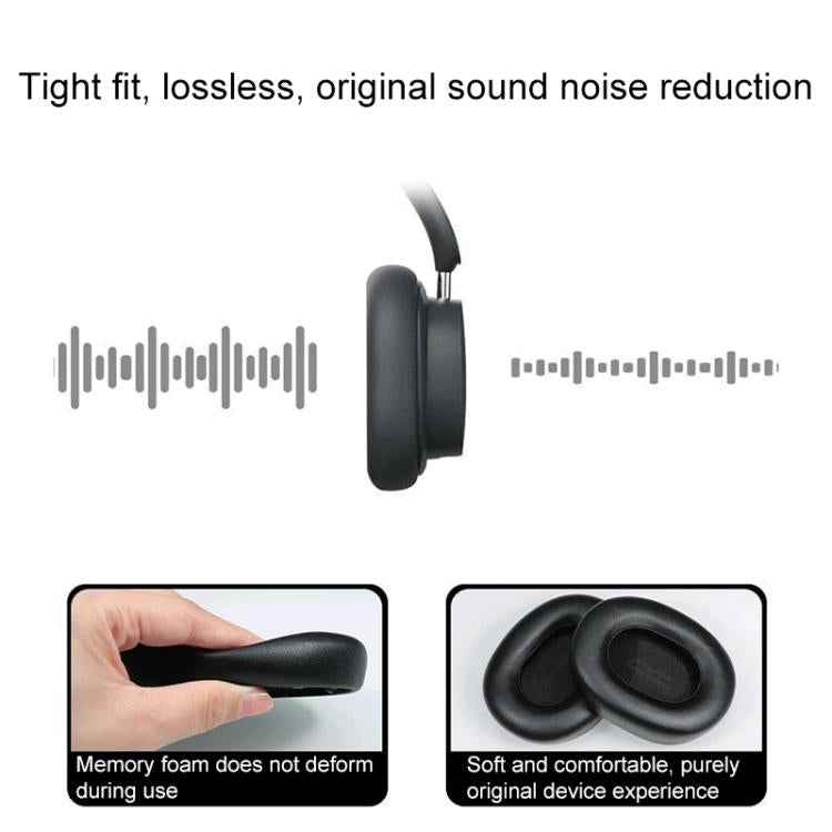 1 Pair Protein Leather Replacement Earpads For Baseus D05