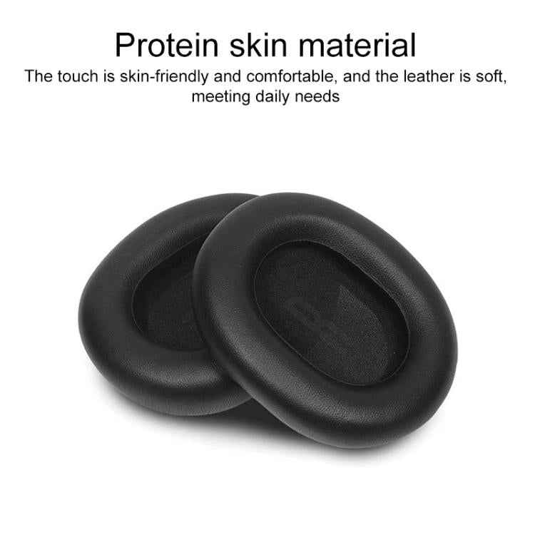 1 Pair Protein Leather Replacement Earpads For Baseus H1i