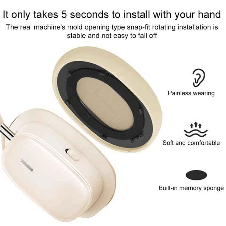 1 Pair Protein Leather Replacement Earpads For Baseus H1i