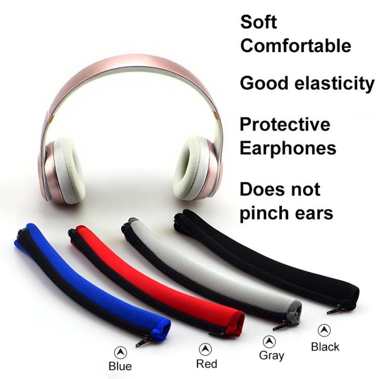 Neoprene Zipper Headband Cushion Pad Replacement Parts, For Beats Solo3 / Solo2