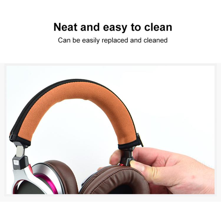 Neoprene Zipper Headband Cushion Pad Replacement Parts, For Audio Technica ATH-MSR7