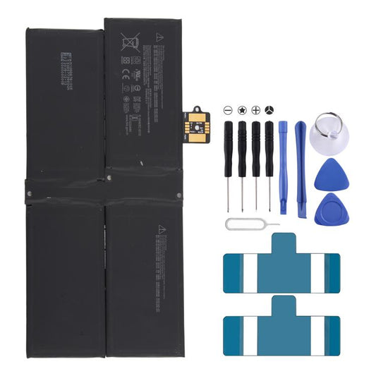 Batterie de remplacement pour Surface Pro X 1876 MQ03 G3HTA056H 38,2 Wh 5039 mAh, pour Surface Pro X