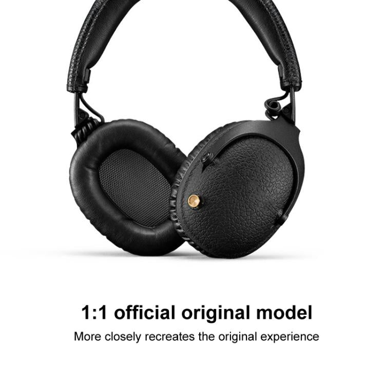 2pcs Sponge Earmuffs Replacement Earpads For Marshall Monitor, Ice Silk Cloth, Football Net