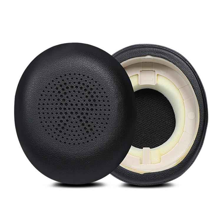 1 Pair Protein Leather Earpads For Jabra Evolve2 65 / Evolve2 40 SE / Elite 45H