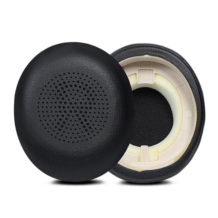 1 Pair Protein Leather Earpads For Jabra Evolve2 65 / Evolve2 40 SE / Elite 45H, For Jabra Evolve2 65 / Evolve2 40 SE / Elite 45H(Black), For Jabra Evolve2 65 / Evolve2 40 SE / Elite 45H(Blue)