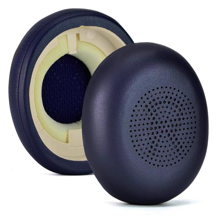 1 Pair Protein Leather Earpads For Jabra Evolve2 65 / Evolve2 40 SE / Elite 45H, For Jabra Evolve2 65 / Evolve2 40 SE / Elite 45H(Black), For Jabra Evolve2 65 / Evolve2 40 SE / Elite 45H(Blue)