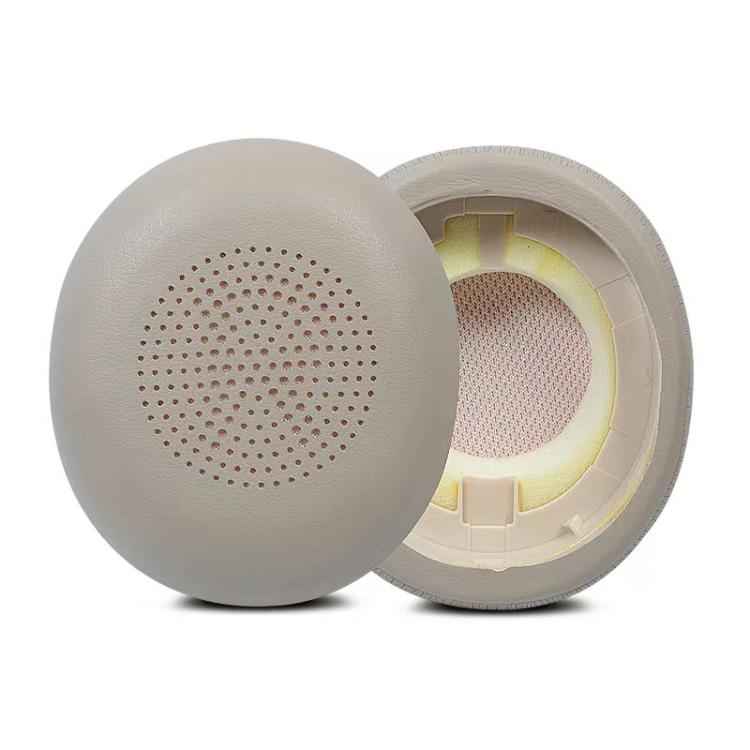 1 Pair Protein Leather Earpads For Jabra Evolve2 65 / Evolve2 40 SE / Elite 45H