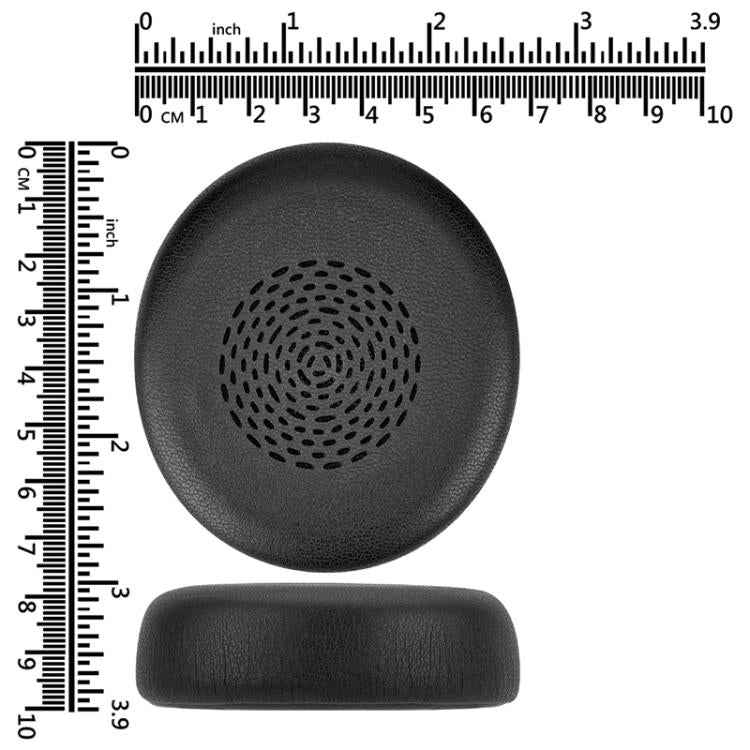 1 Pair Protein Leather Earpads For Jabra Evolve2 75