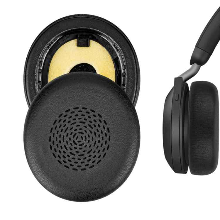 1 Pair Protein Leather Earpads For Jabra Evolve2 75