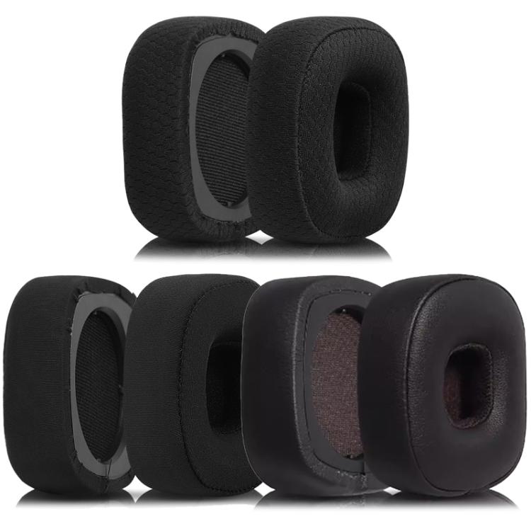 2pcs Sponge Earmuffs Replacement Earpads For Marshall Major IV, Black Ice Silk, Black Football Net, Black Protein PU, Black Lambskin, Brown Lambskin