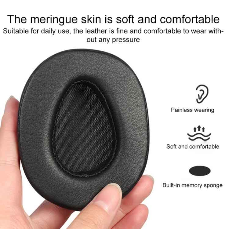 2pcs Protein Leather Replacement Earpads For 1MORE MK801
