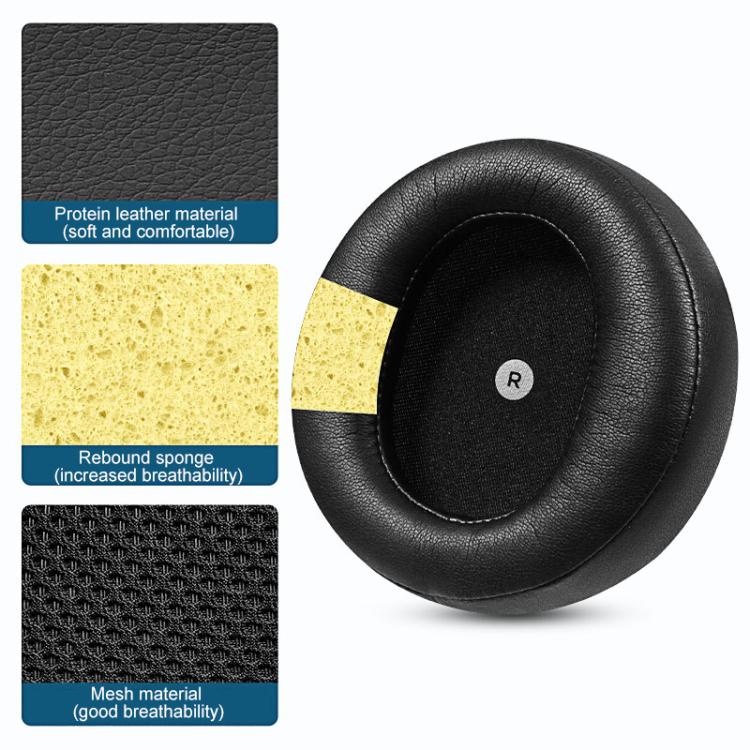 1 Pair Sponge Earmuffs Replacement Earpads For Audeze Maxwell, Protein Leather, Football Net