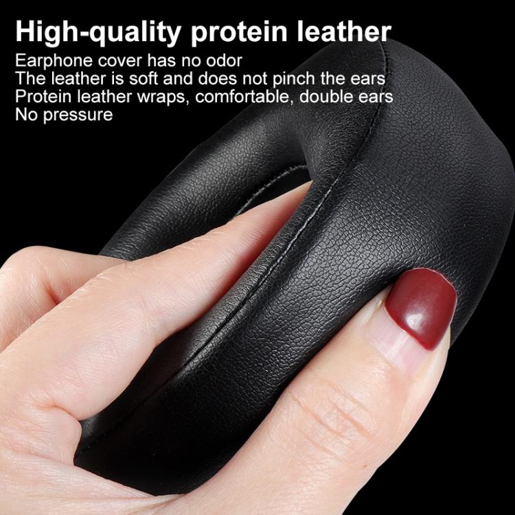 2pcs Protein Leather Earpads For SteelSeries Siberia 650, or SteelSeries Siberia 650(Black), For SteelSeries Siberia 650(White)