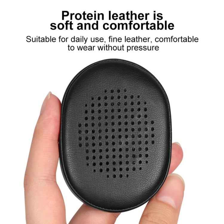 2pcs Snap-on Protein Leather Earpads For KEF M400