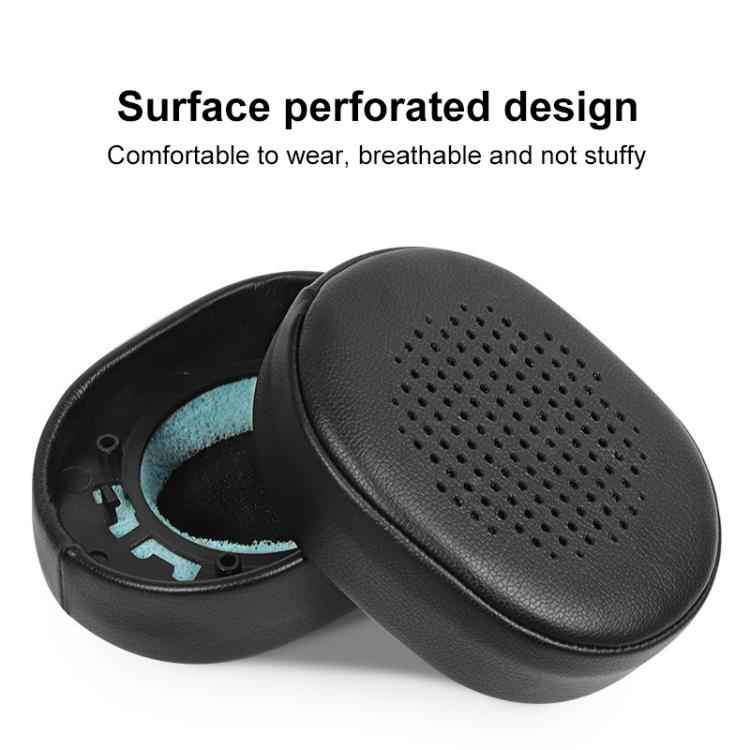 2pcs Snap-on Protein Leather Earpads For KEF M400