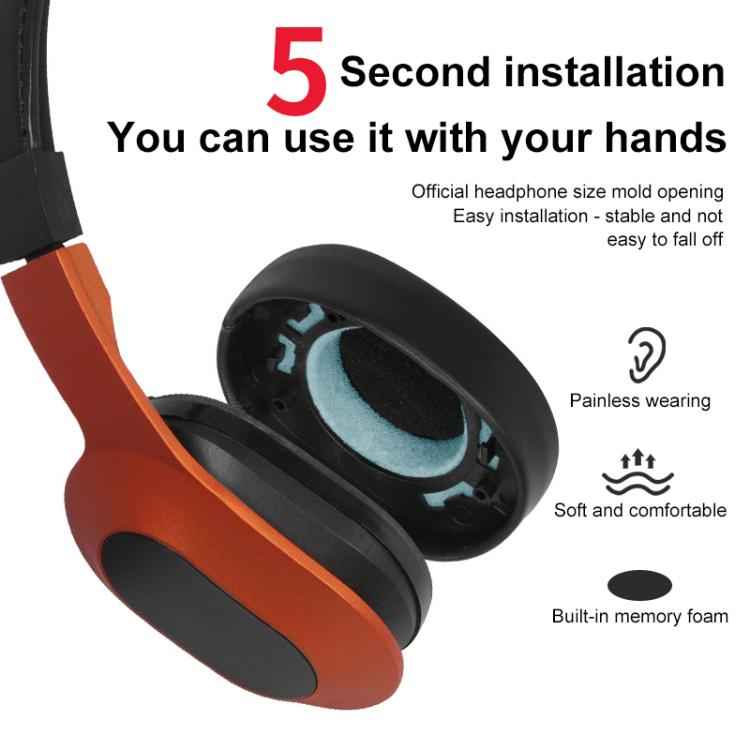 2pcs Snap-on Protein Leather Earpads For KEF M400