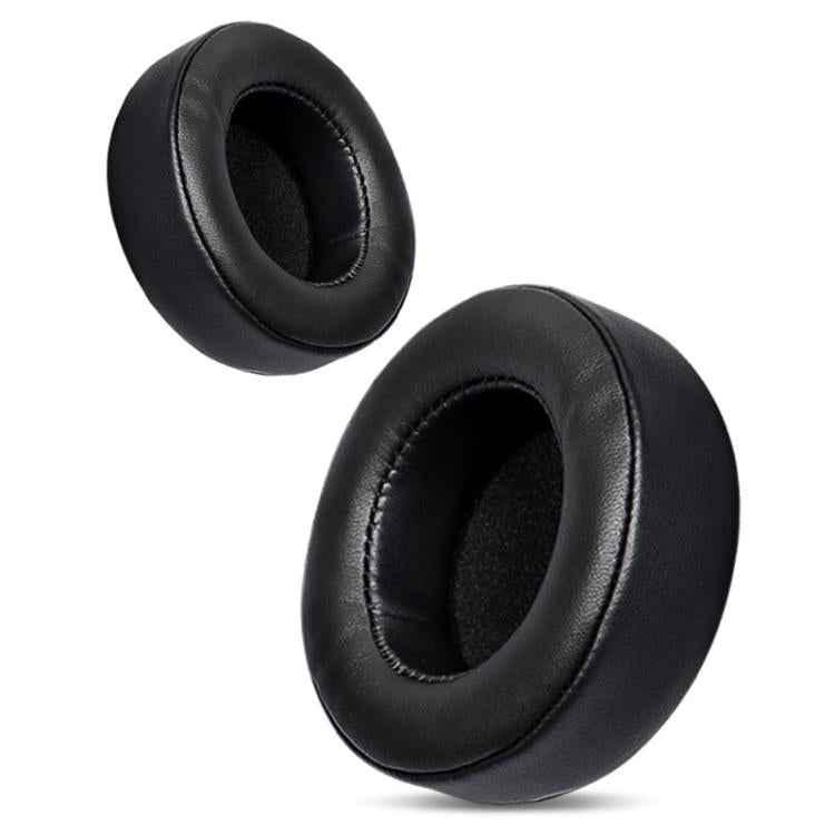 2pcs Protein Leather Snap-on Type Earphone Covers