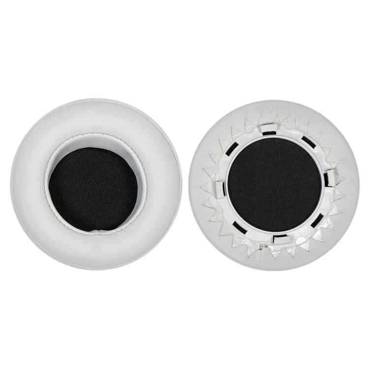 2pcs Protein Leather Snap-on Type Earphone Covers