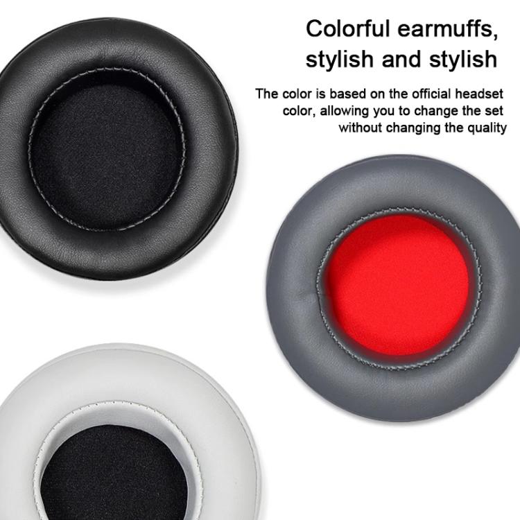 2pcs Protein Leather Snap-on Type Earphone Covers, For Motorola Moto Pulse Escape