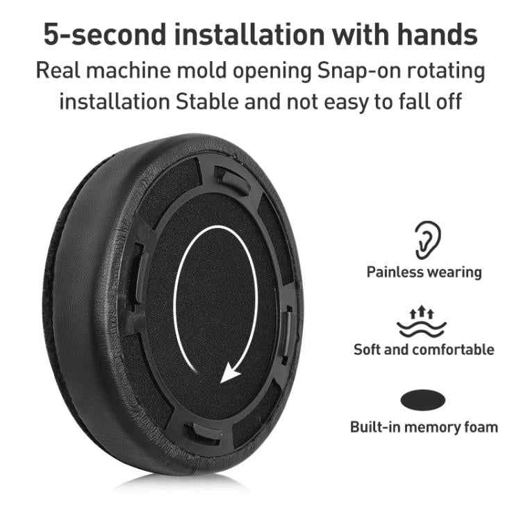 2pcs Flannel Replacement Earpads For HIFIMAN HE400