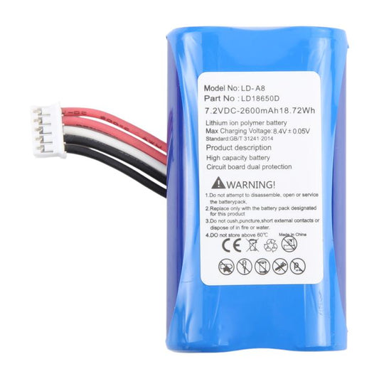 For Landi A8 E350 / E550 LD-A8 LD18650D 2600mAh Battery