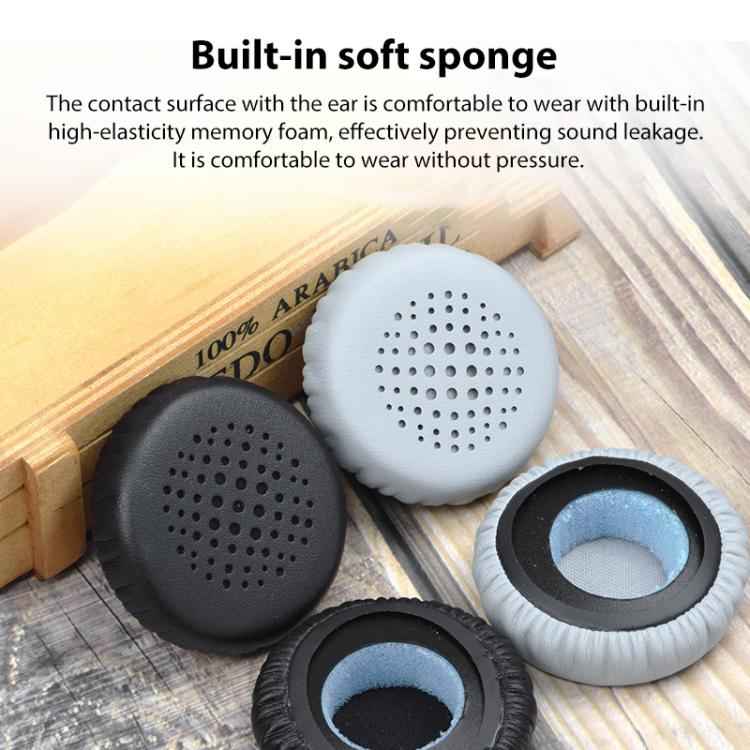 2pcs Protein Leather Replacement Earpads For EDIFIER H690 / W570BT / W670BT / H690P