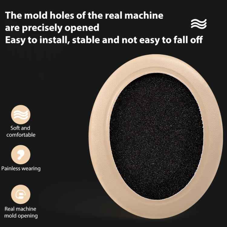 2pcs Protein Leather Replacement Earpads For EDIFIER H840 / H841P / K830 / G3 / K5000 / K6500