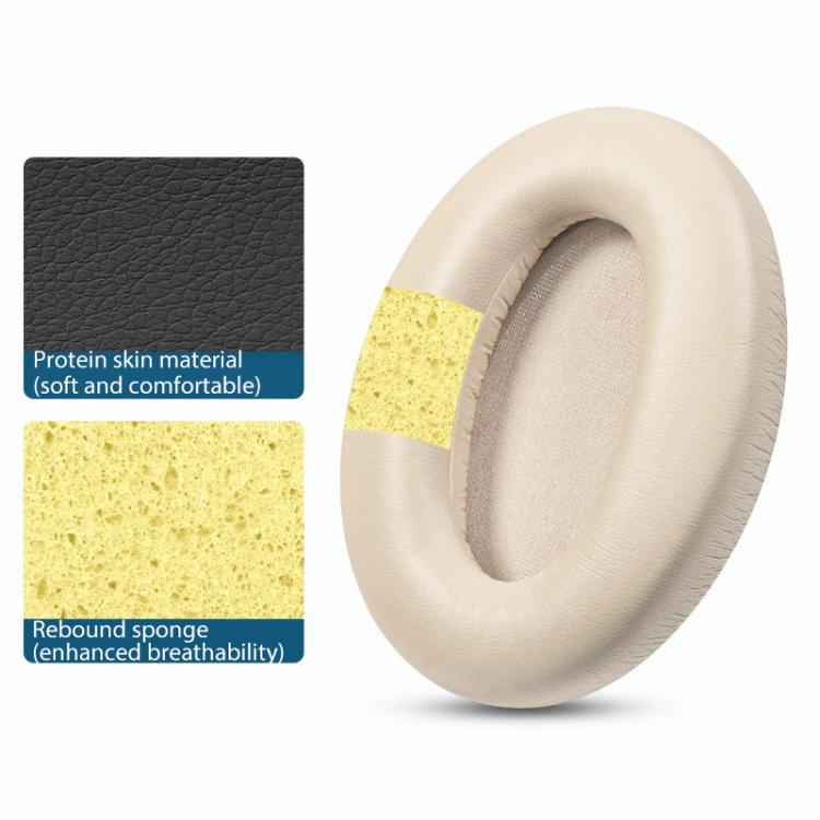 2pcs Protein Leather Replacement Earpads For EDIFIER MT6 Pro