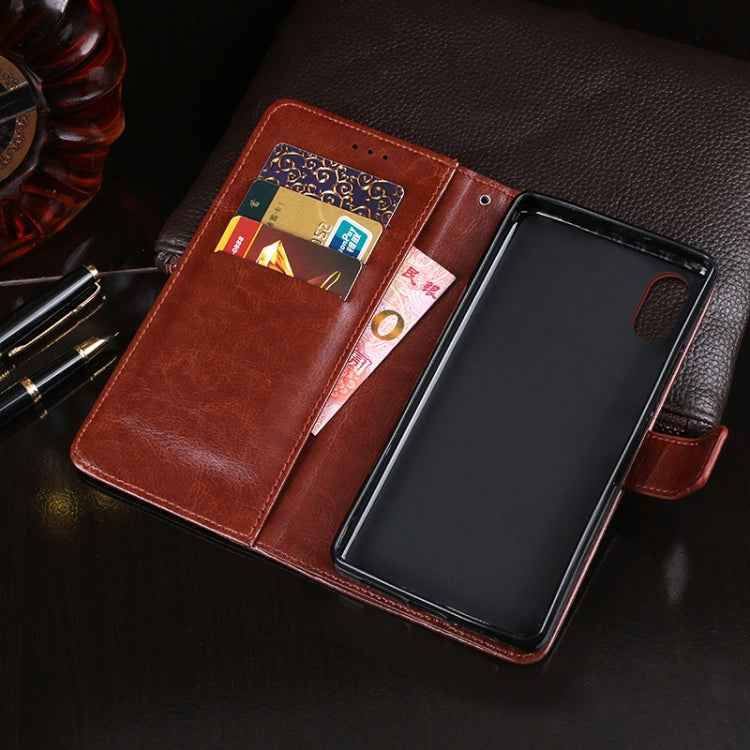 dewei Crazy Horse Texture Horizontal Flip Leather Case with Holder & Card Slots & Wallet, For iPhone XS