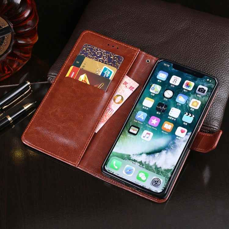 dewei Crazy Horse Texture Horizontal Flip Leather Case with Holder & Card Slots & Wallet, For iPhone XS