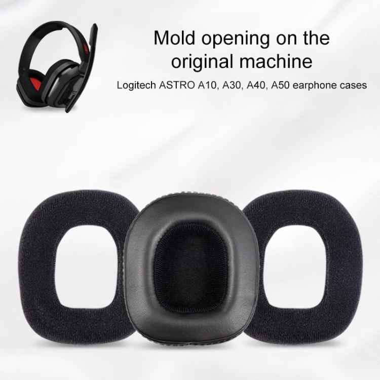 2pcs Self-adhesive Replacement Earpads For Logitech Astro A10 / A50