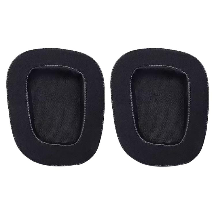 2pcs Insert Replacement Earpads For Logitech G533 / G633 / G635 / G933 / G935, Protein Leather, Mesh Fabric, Protein Leather and Ice Silk Fabric, Glitter Velvet, Lambskin