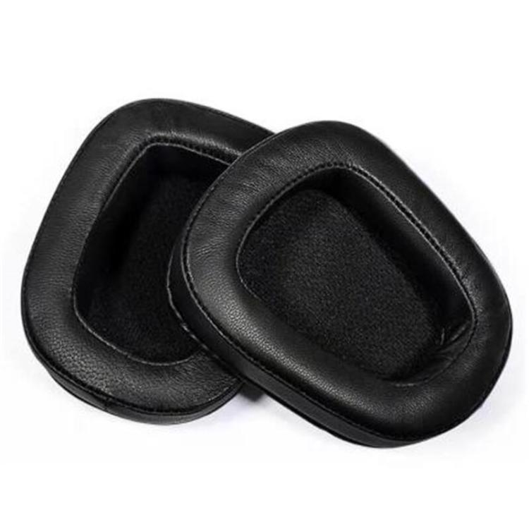 2pcs Insert Replacement Earpads For Logitech G533 / G633 / G635 / G933 / G935, Protein Leather, Mesh Fabric, Protein Leather and Ice Silk Fabric, Glitter Velvet, Lambskin