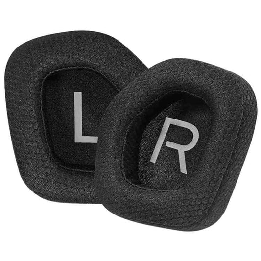 1 Pair Football Net Ice Feeling Snap-on Type Earphone Covers