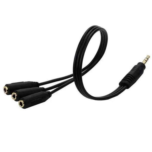 3 in 1 DC 3.5mm Audio Cable with Stereo