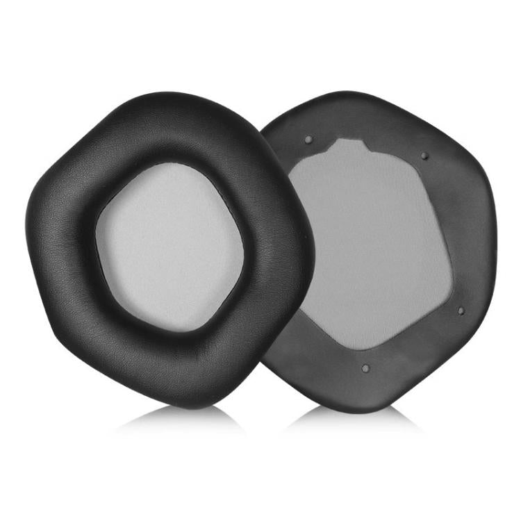 1 Pair Snap-on Replacement Earpads For ASUS ROG Strix7.1, Football Net Fabric, Protein Leather, Ice Silk Fabric