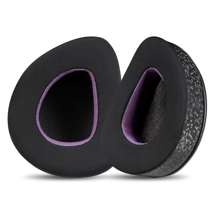 2pcs Insert Replacement Earpads For ASUS ROG Delta S, Ice Leather Fabric, Net Fabric