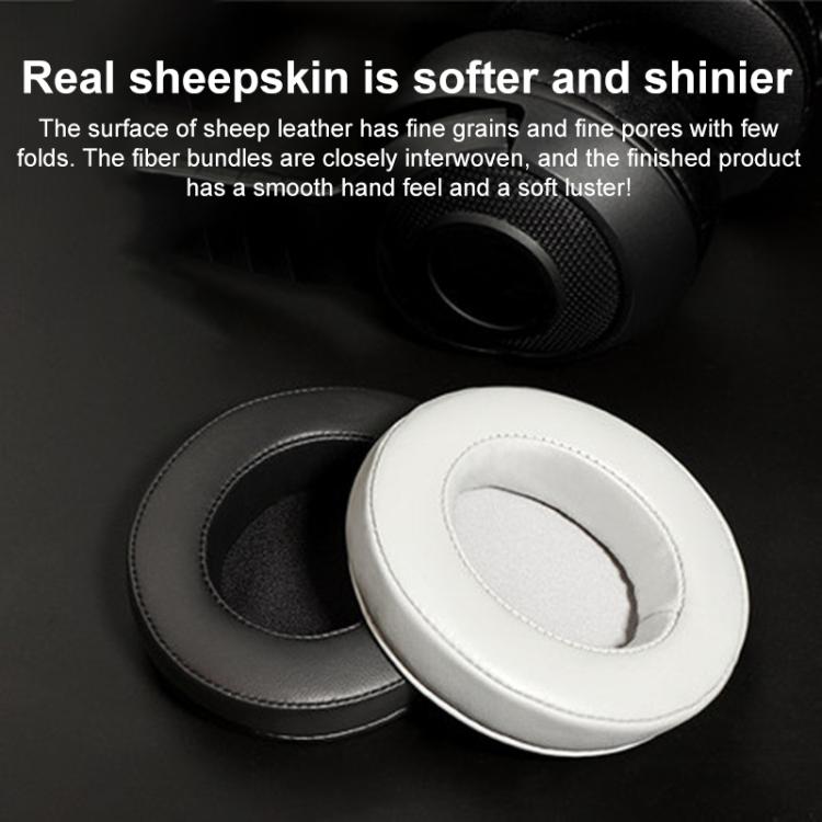 2pcs Insert Replacement Earpads For Razer Standard X / Kraken X / V3 X, Protein Leather and Ice Silk Fabric