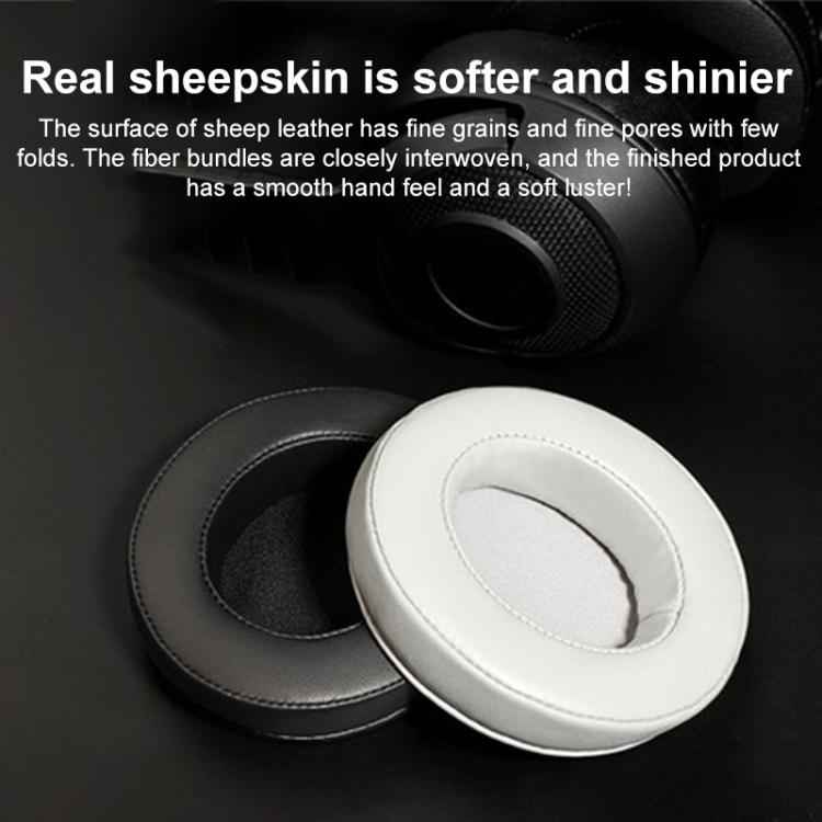 2pcs Insert Replacement Earpads For Razer Standard X / Kraken X / V3 X, Protein Leather and Ice Silk Fabric