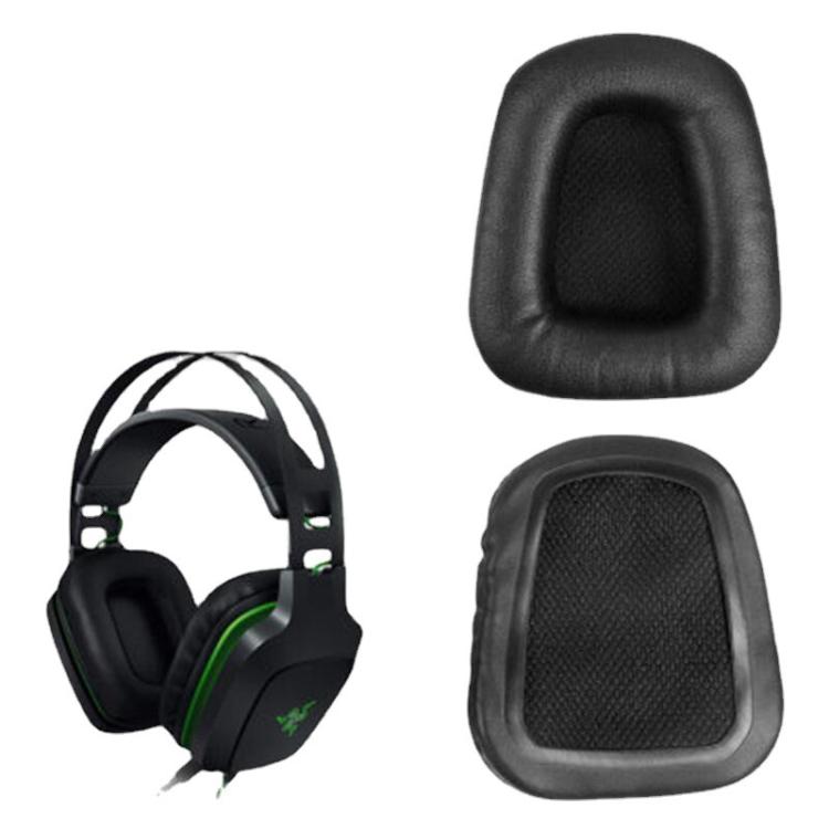 2pcs Insert Replacement Earpads For Razer Electra V1 / V2, Protein Leather