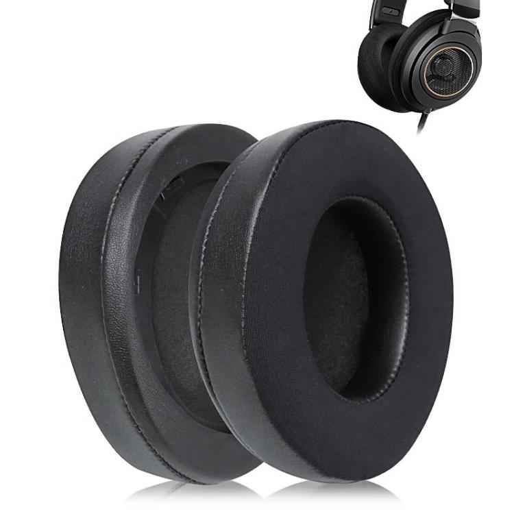 2pcs Protein Leather Ice Silk Cloth Earphone Replacement Earpads Pads For Philips SHP9500