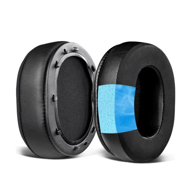 2pcs Push Snap-on Replacement Earpads For Razer BlackShark V2 / V2 Pro, Lambskin, Protein Leather Ice Silk Fabric