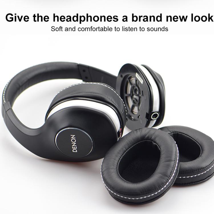 1 Pair Insert Lambskin Replacement Earpads, For DENON AH-D600 / D7100