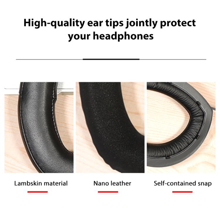 1 Pair Snap-on Replacement Earpads For Sennheiser HD800 / HD800S, Splicing Nano, Splicing ??Protein Leather, Flannel Stitching, Lambskin Stitching, Lambskin + Flannel Stitching, Lambskin Perforated Stitching