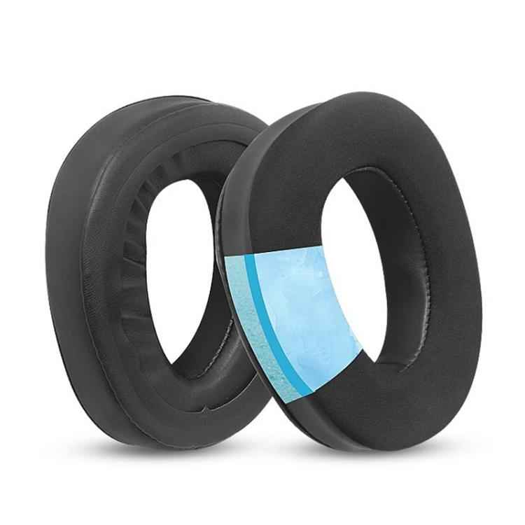 2pcs Insert Protein Leather Ice Silk Cloth Replacement Earpads For Sennheiser GSP370 / GSP300 / GSP350 / GSP305 / GSP301