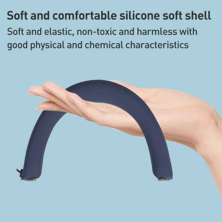 Headphone Silicone Zipper Headband Protective Cover For Sony WH-1000XM5