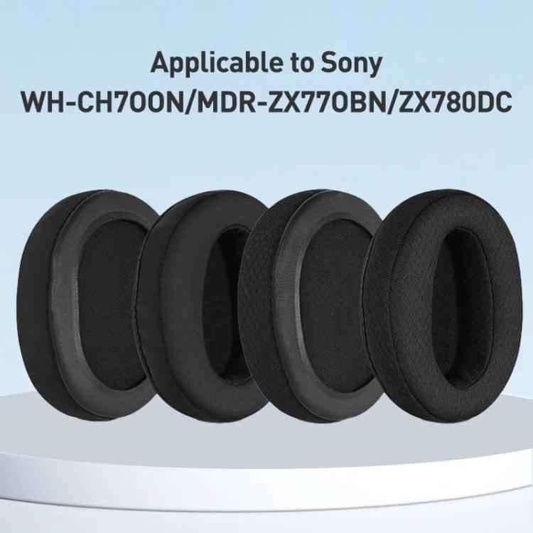 2pcs Ice Silk Cloth Earphone Replacement Earpads Pads For Sony WH-CH700N / MDR-ZX780 / ZX770