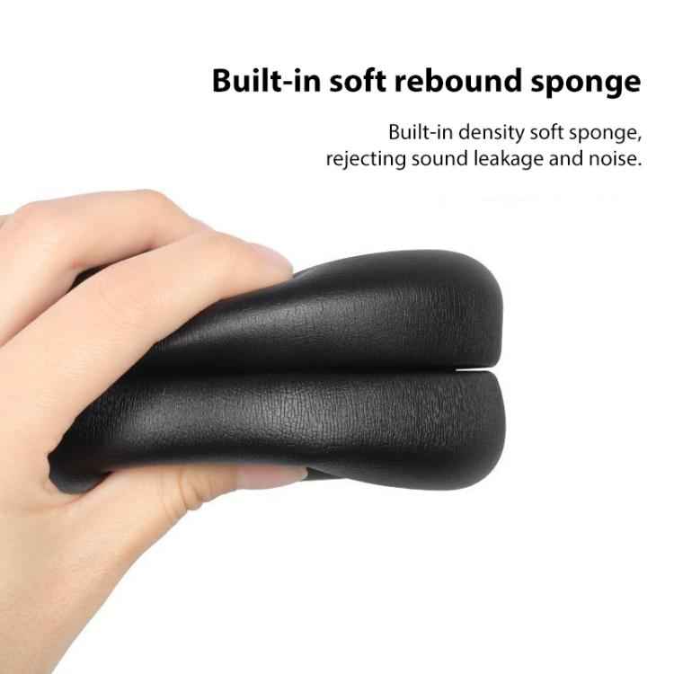 1 Pair Snap-on Protein Leather Replacement Earpads For Panasonic AH-A800