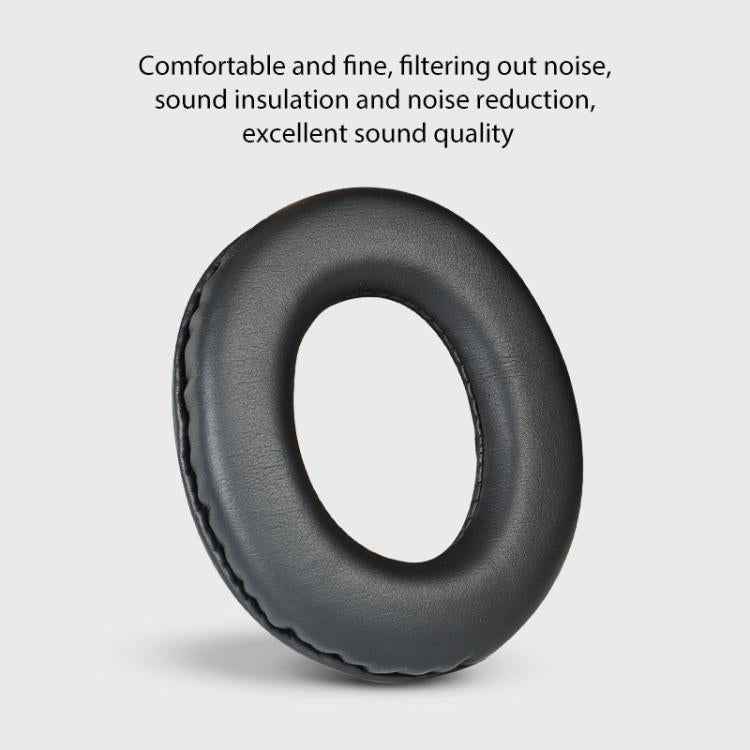 2pcs Insert Protein Leather Replacement Earpads For Panasonic RP-HTX7 / RP-HTX7A / RP-HTX9 / HTX80