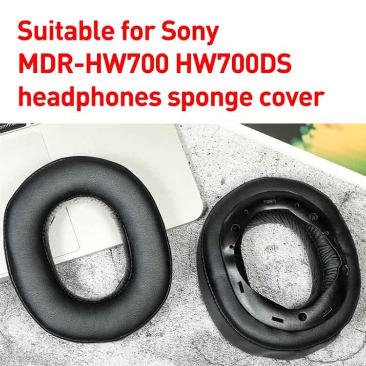 2pcs Protein Leather Earphone Replacement Earpads Pads For Sony MDR-HW700